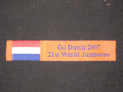 2007 World Jamboree Go Dutch Strip