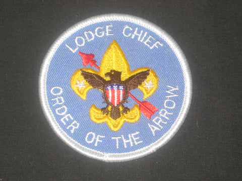 Lodge Chief Order of the Arrow Patch, real