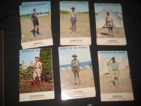 Scouts of the World Postcard Set, 1968