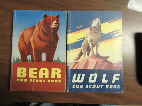 Wolf and Bear Cub Scout Books 1957