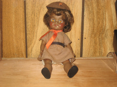 Effanbee Fluffy Black Brownie Doll
