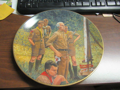 Beyond the Easel, Norman Rockwell Boy Scout Plate