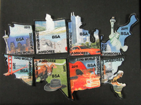2011 World Jamboree USA Map Set