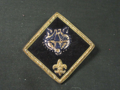 Cub Scout Gold Bullion Blue Blazer Pin Emblem