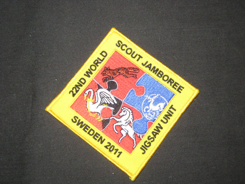 2011 World Jamboree Jigsaw Unit Patch