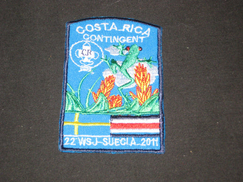 2011 World Jamboree Costa Rica Suecia Contingent Patch