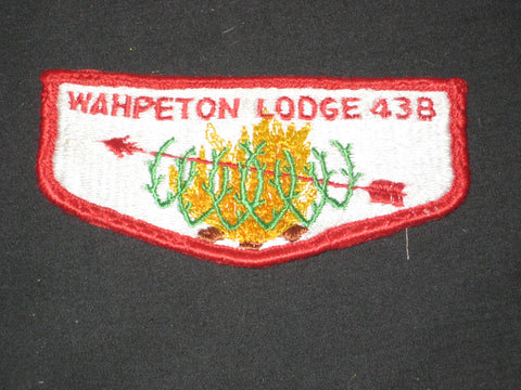 Wahpeton 438 s1 Flap, worn