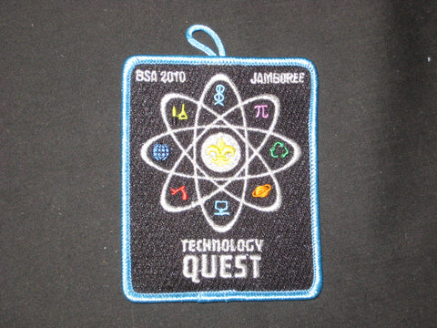 2010 National Jamboree Technology Quest light blue Patch