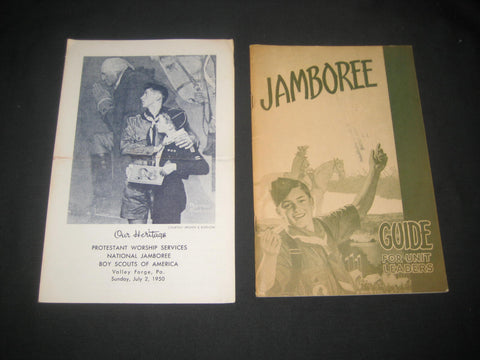 1950 National Jamboree Unit Leader Guide & Protestant Worship Services Bulletin