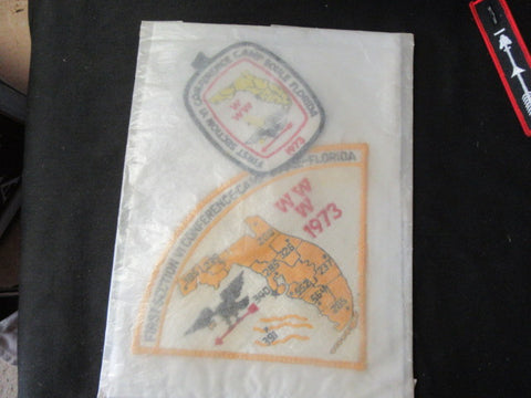 SE-VI 1973 First Section Conference Neckerchief and Pocket Patch
