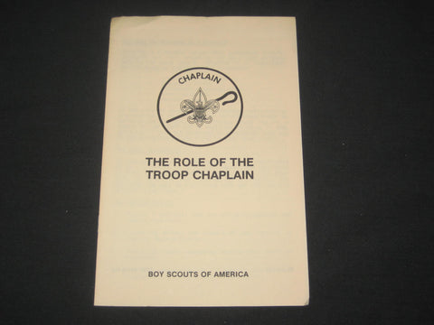 The Role of the Chaplain, BSA, 1982