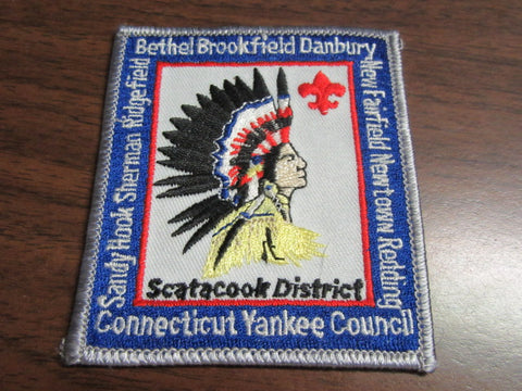 Scatacook District Connecticut Yankee Council Patch