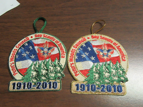 Penn's Woods Council 2 different 2010 100th Anniv Council Patches