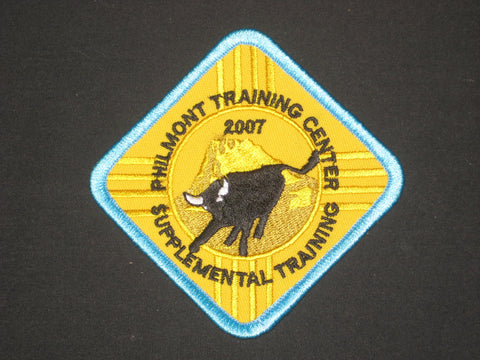 Philmont Training Center 2007 Supplemental Training Pocket Patch