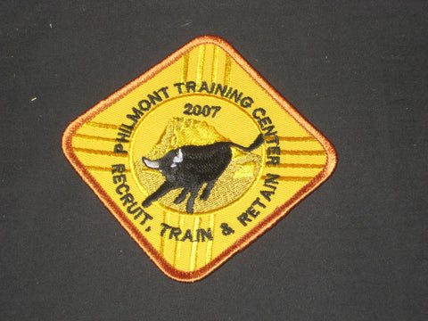 Philmont Training Center 2007 Recruit, Train & Retain Pocket Patch