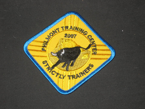 Philmont Training Center 2007 Strictly Trainers Pocket Patch