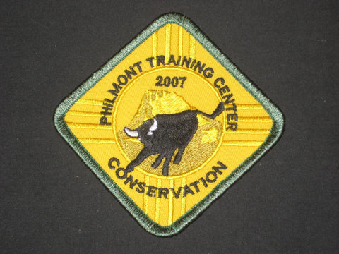 Philmont Training Center 2007 Conservation Pocket Patch