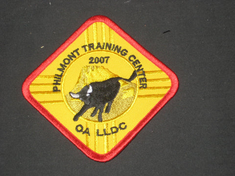 Philmont Training Center 2007 OA LLDC Pocket Patch