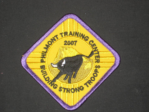 Philmont Training Center 2007 Building Strong Troops Pocket Patch