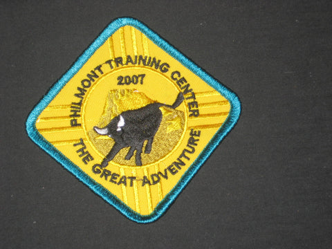 Philmont Training Center 2007 Great Adventure Pocket Patch