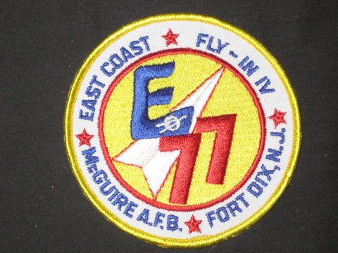 East Coast Fly-In IV 1977 McGuire AFB, Fort Dix, NJ Patch