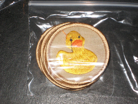 Rubber Duck tan Patrol Medallions Lot of 6