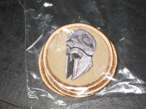 Medieval Mask tan Patrol Medallions, Lot of 4