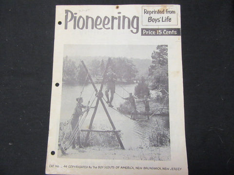 Boys' Life Pioneering  Boys' Life Reprint, 1950-60's