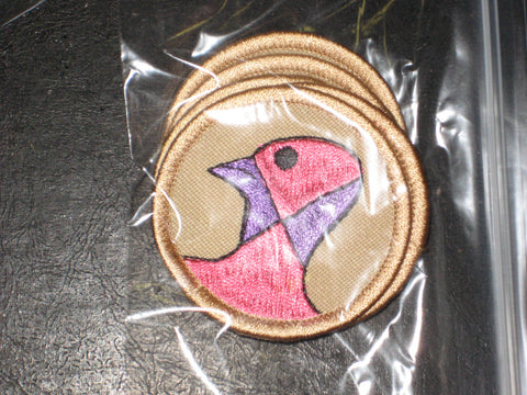 Funky Bird tan Patrol Medallion lot of 4