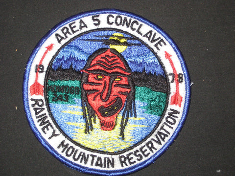 SE-5 1978 Jacket Patch Rainey Mountain Reservation