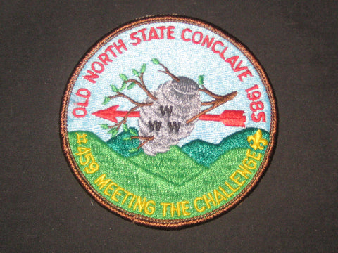 Old North State Conclave 1985 Pocket Patch