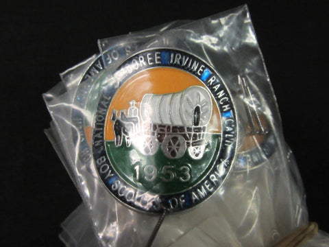 1953 National Jamboree Hiking Staff Medallion sold at 2001 Jamboree