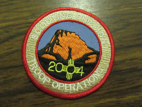 Philmont Training Center 2004 Troop Operations Patch