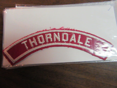 Thorndale Red and White Community Strip