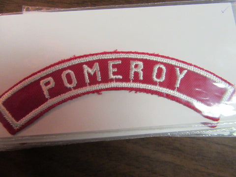 Pomeroy Red and White Community Strip