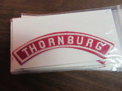 Thornburg Red and White Community Strip