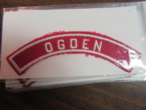Ogden Red and White Community Strip
