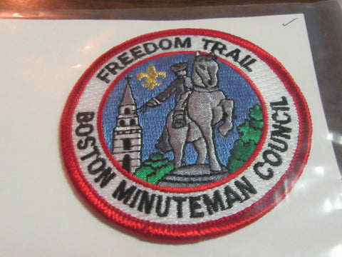 Freedom Trail Boston Minuteman Council Pocket Patch