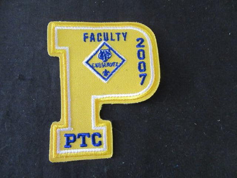 Philmont Training Center 2007 Faculty Patch