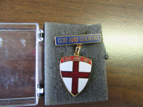 God and Me Religious Award Medal