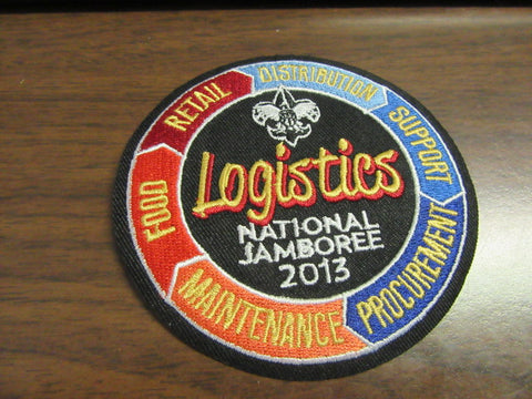 2013 National Jamboree Logistics Pocket Patch