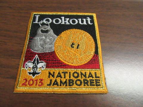 2013 National Jamboree Lookout Pocket Patch