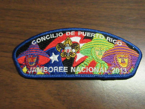 Puerto Rico Council 2013 National Jamboree Blue Border JSP