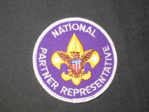 National Partner Representative 1970s Prototype Patch