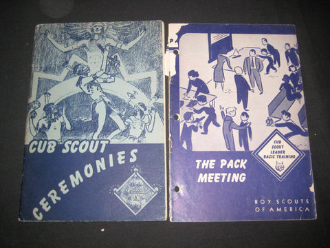 Cub Scout Ceremonies & The Pack Meeting Books, 1940-50s