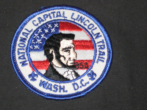 National Capital Lincoln Trail Patch with BSA