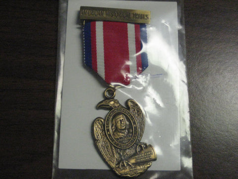 Benjamin Franklin Trail medal, ribbon error