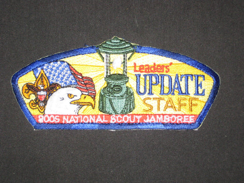 2005 National Jamboree Leaders' Update Staff JSP, blue & black border