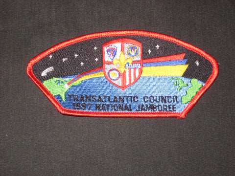 Transatlantic Council 1997 National Jamboree Red Border JSP