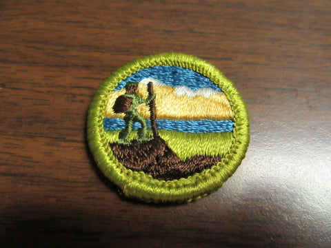 Hiking Solid Cloth Back Merit Badge